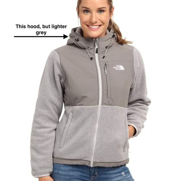 Grey North Face Denali Fleece - Picture 8 of 11